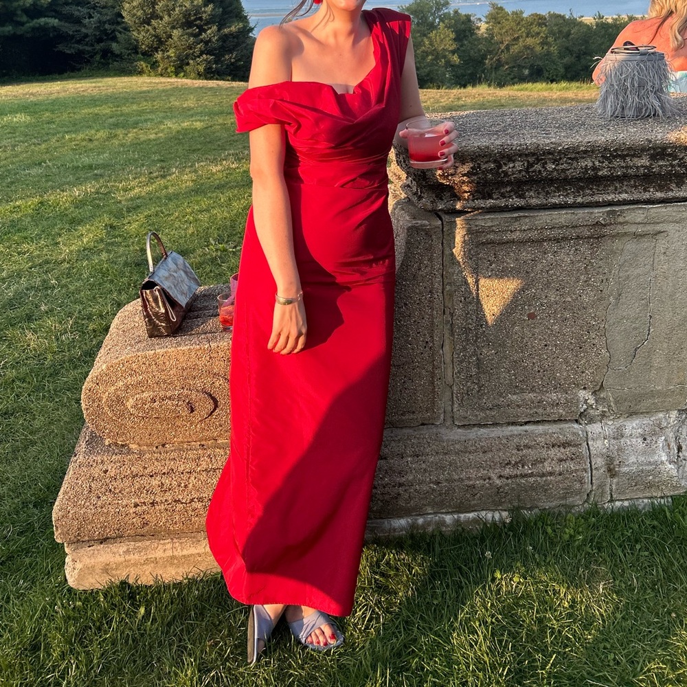 Staud Andrea Red Evening Dress - Picture 4 of 4